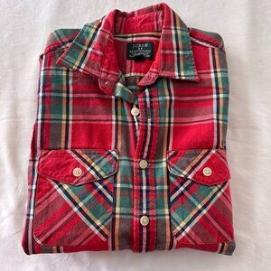 JCrew Flannel Long Sleeve Button Down
